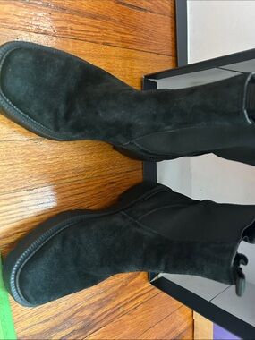 Sam Edelman Black Suede Ankle Boots
